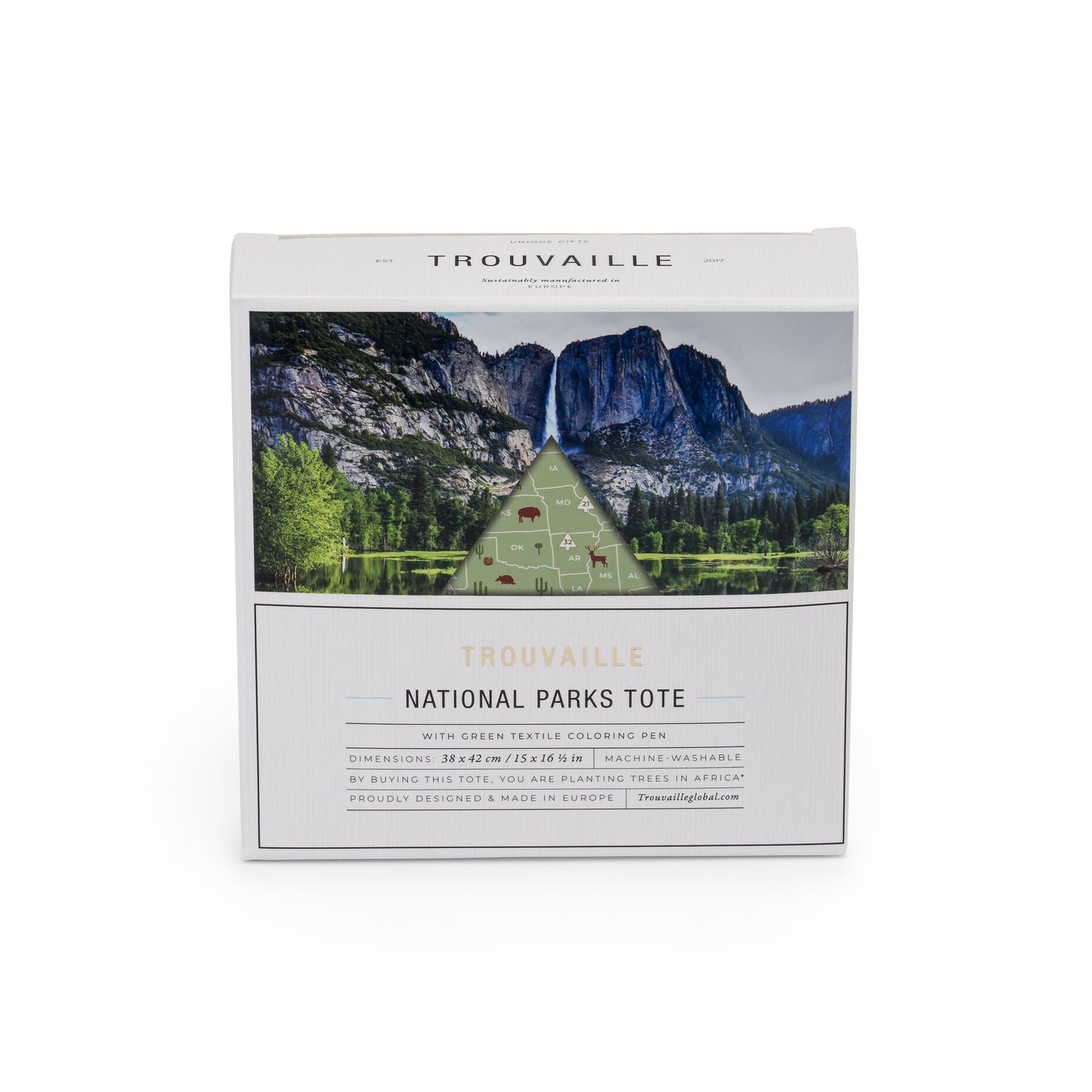 US National Parks Colour In Travel Tote