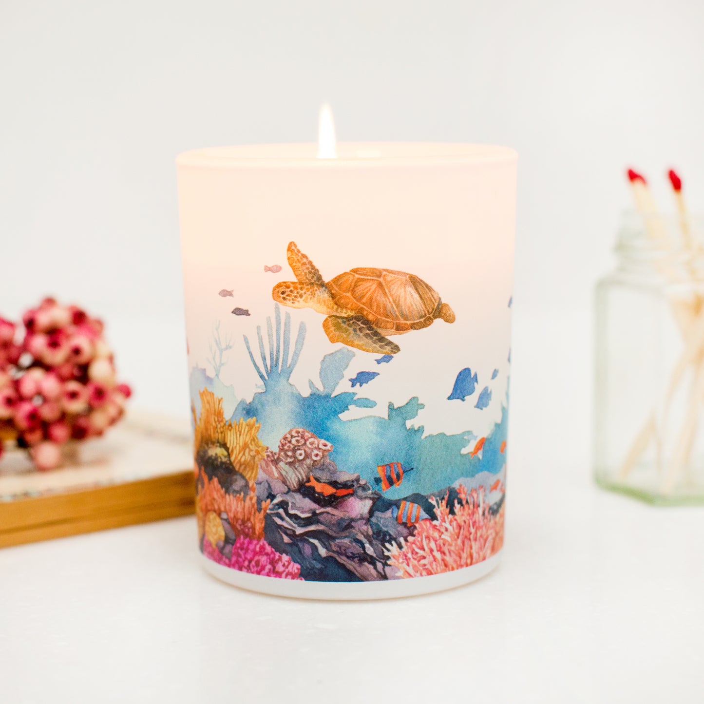 Vegan Scented Candle: Invigorating Marine