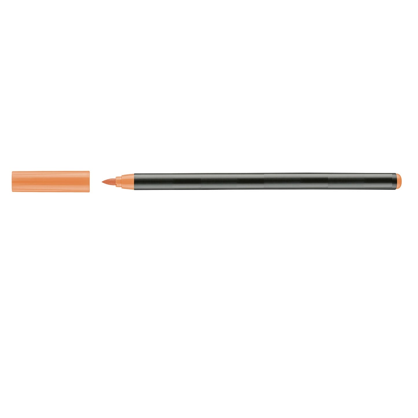 Apricot nude ceramic marker on a white background