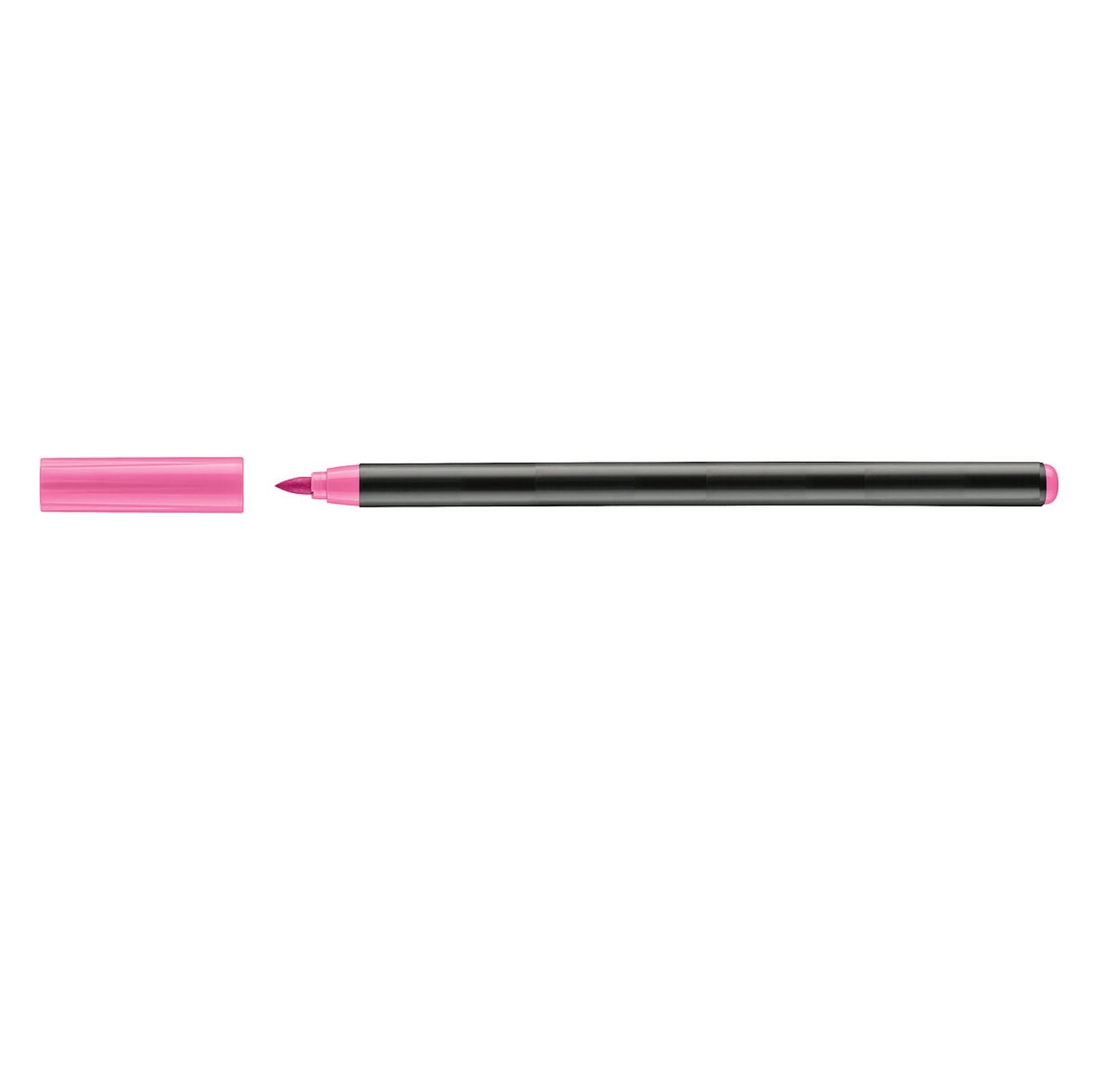 Pastel pink ceramic marker on a white background