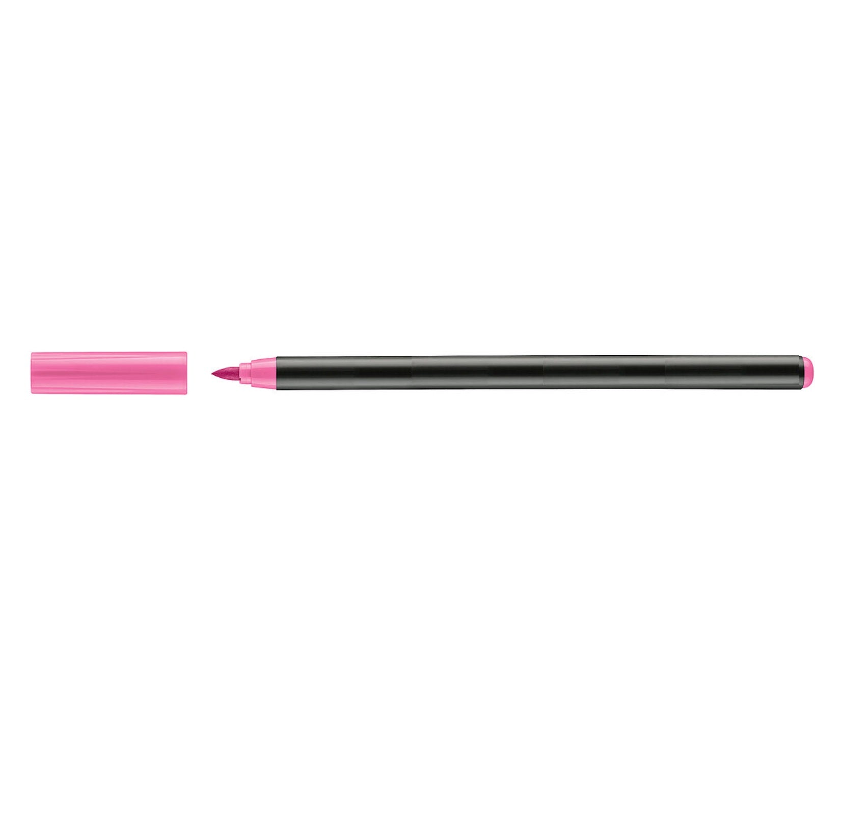 Pastel pink ceramic marker on a white background