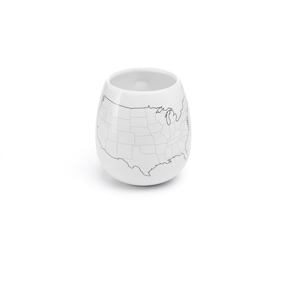 USA Color-In Map Mug | Travel Gift for Adventurers – Trouvaille