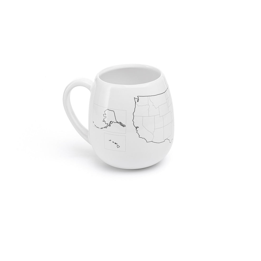USA Color-In Map Mug | Travel Gift for Adventurers – Trouvaille