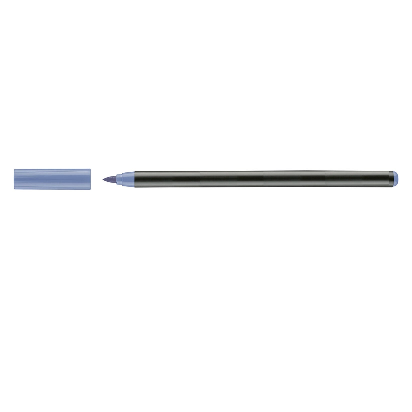 Violet blue ceramic marker on a white background